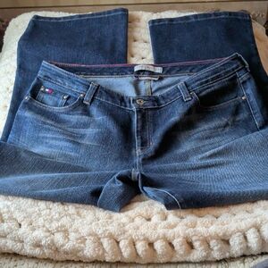 Tommy Hilfiger Dark Blue Women's Straight Leg Jeans